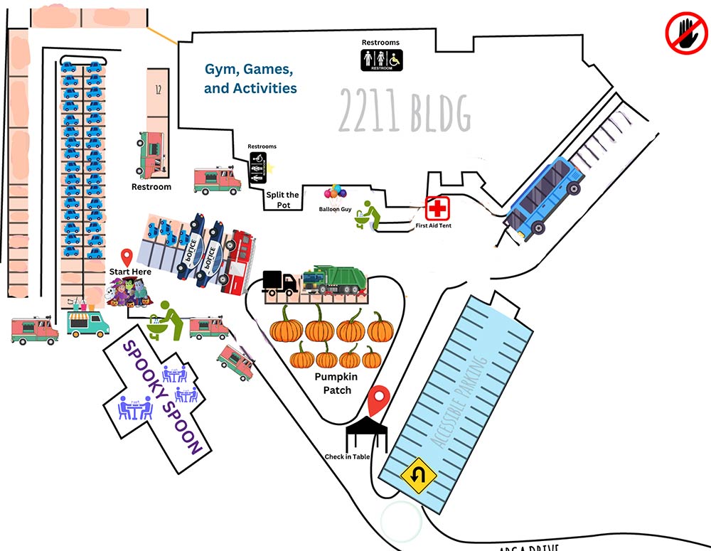 MAP - Events Trunk or Treat, Arc of Anchorage, Fundraiser, Anchorage, Alaska
